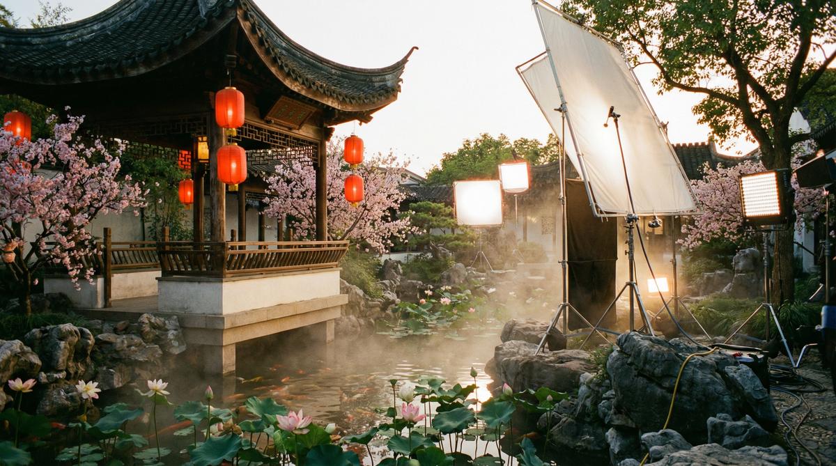 幼幼传媒精选古风园林传媒创作